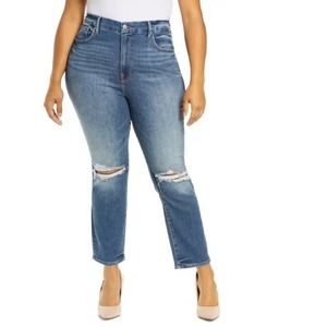 Good American good legs stovepipe jeans NWT